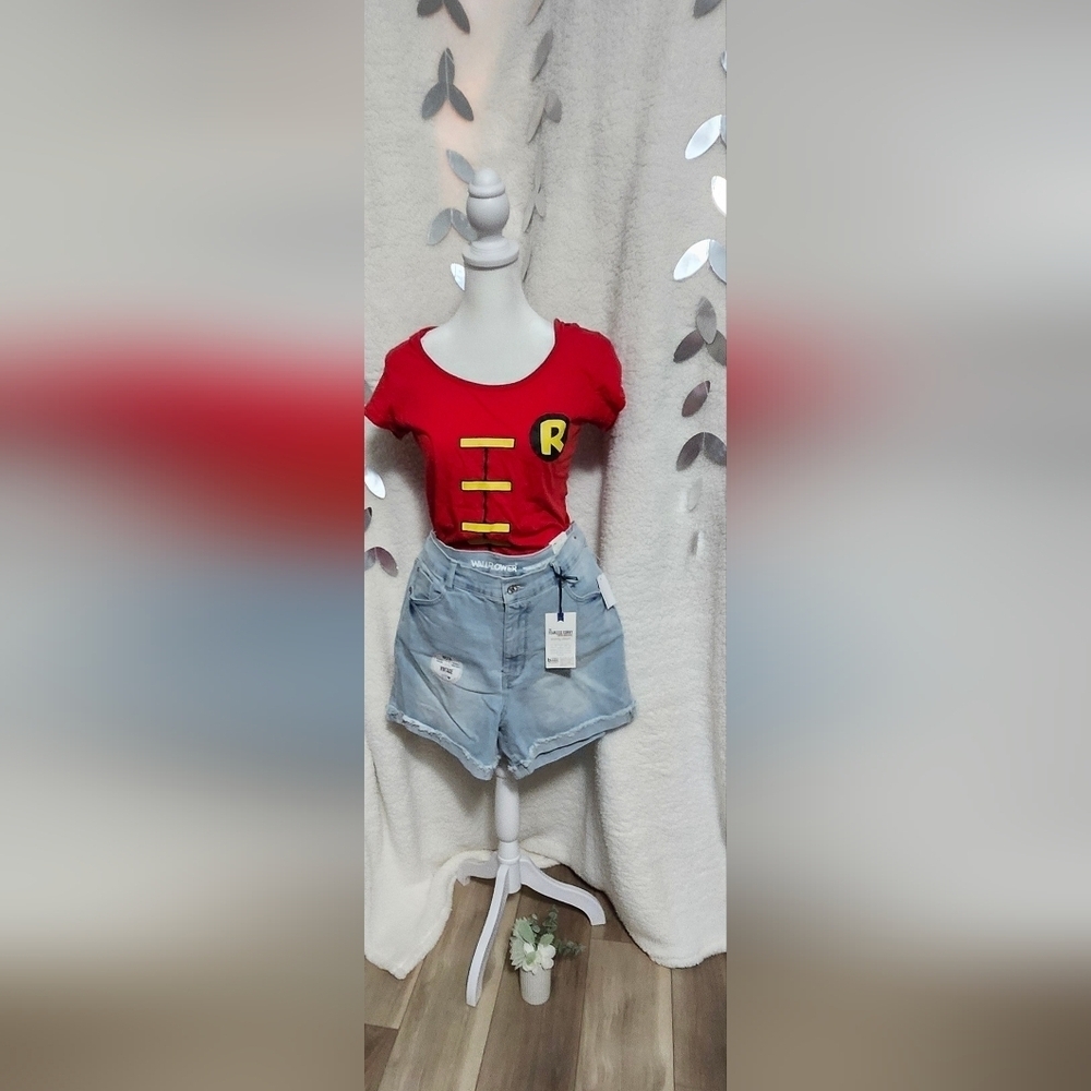 Wallflower The Fearless Curvy Super High Rise Shorty Shorts Size: 14W